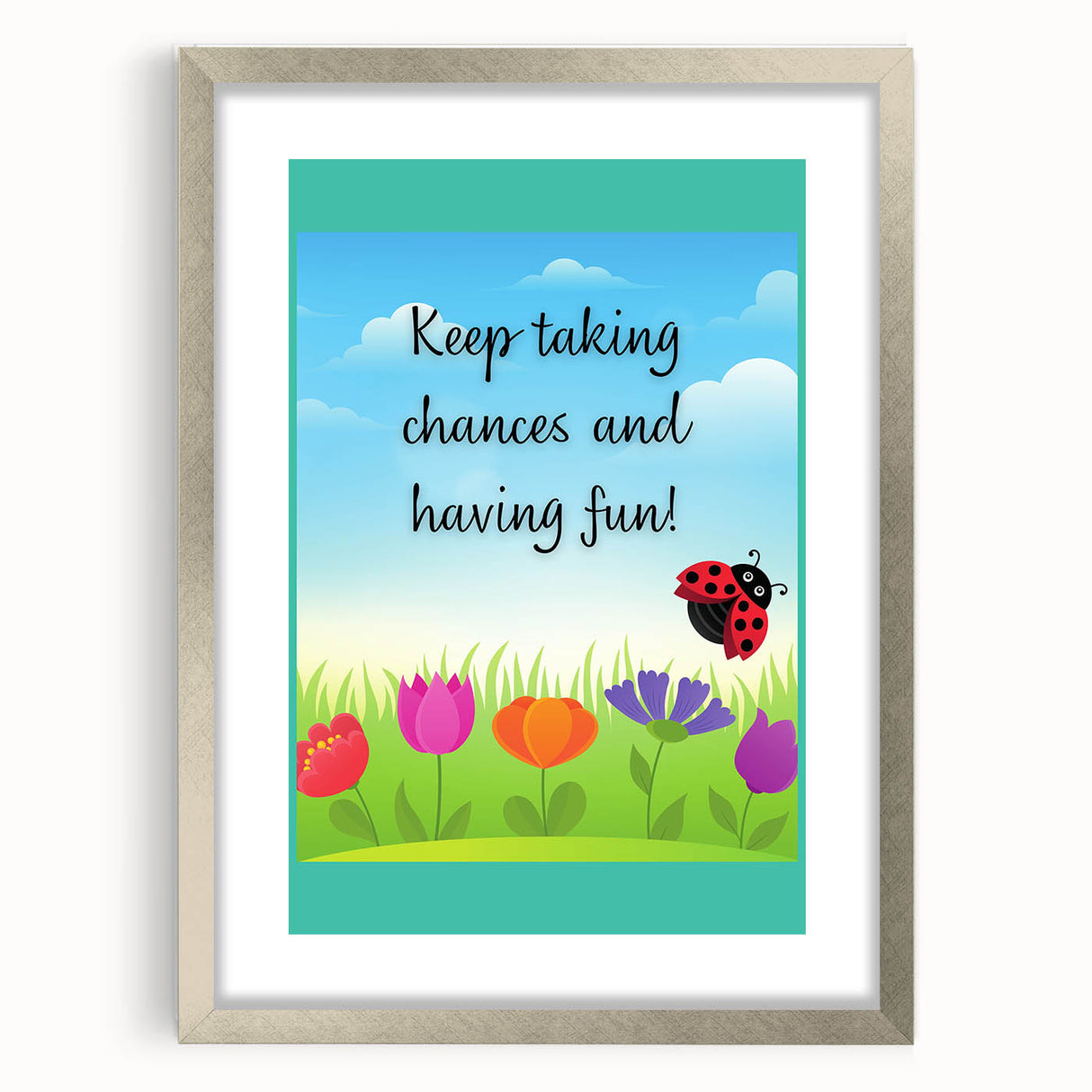 Educational Nursery Wall Decor - Motivational Nature Print