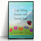 Educational Nursery Wall Decor - Motivational Nature Print