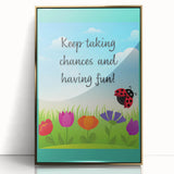 Educational Nursery Wall Decor - Motivational Nature Print