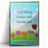 Educational Nursery Wall Decor - Motivational Nature Print