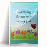 Educational Nursery Wall Decor - Motivational Nature Print