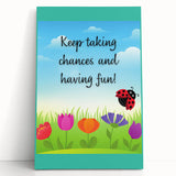Educational Nursery Wall Decor - Motivational Nature Print