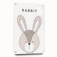 Minimalist Rabbit Nursery Wall Art – Baby Room & Kids Decor Print