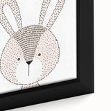 Minimalist Rabbit Nursery Wall Art – Baby Room & Kids Decor Print