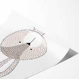 Minimalist Rabbit Nursery Wall Art – Baby Room & Kids Decor Print