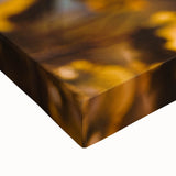 Large art of a black and white landscape painting on stretched canvas, ideal for bedroom wall decor.