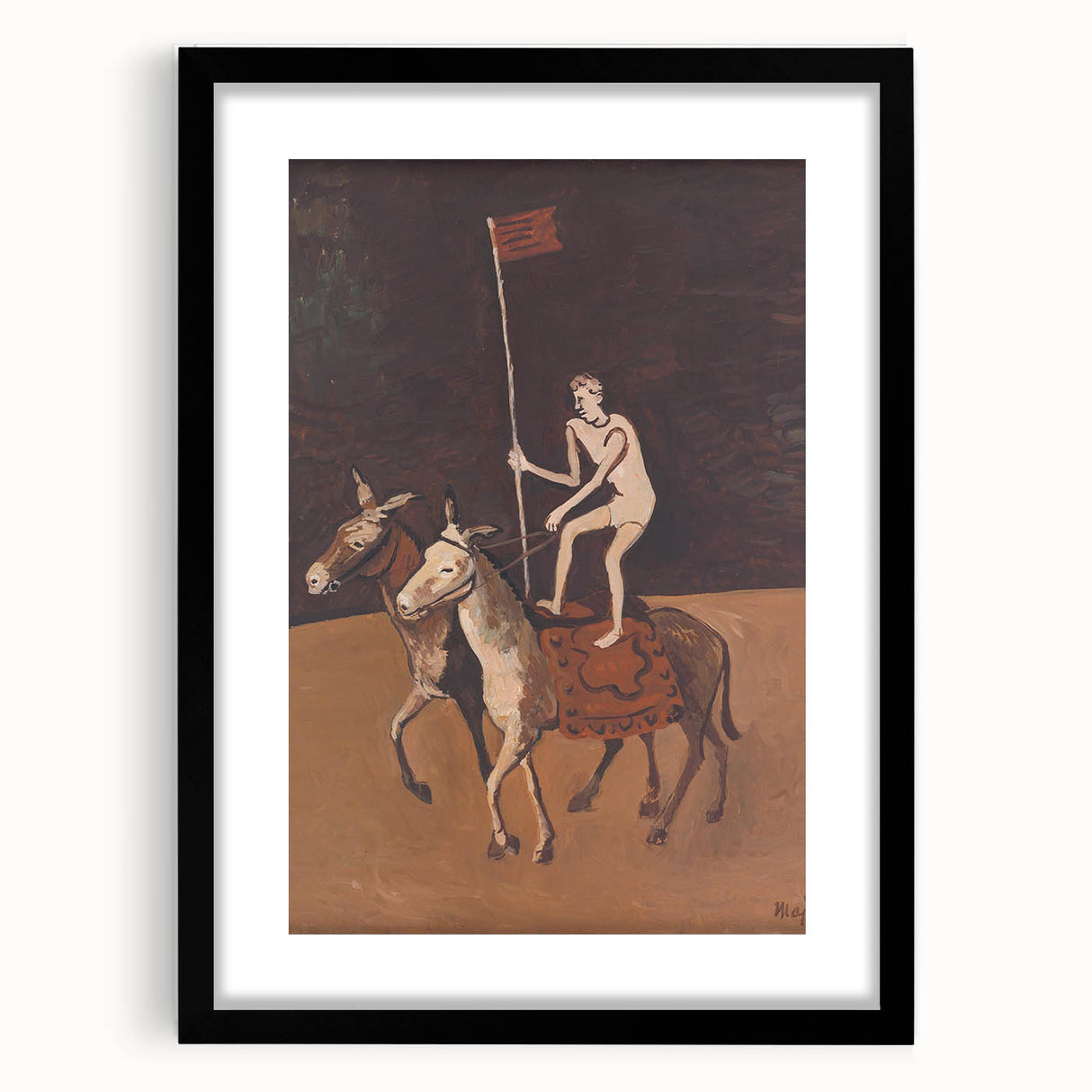 Modern Circus Performer Wall Art - Abstract Contemporary Prints