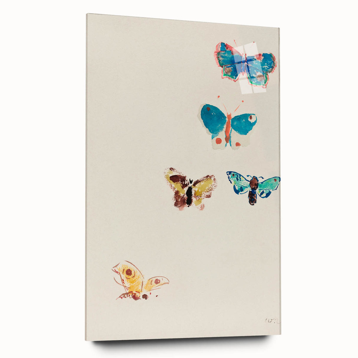 Modern Butterfly Artwork - Abstract Colorful Contemporary Wall Art