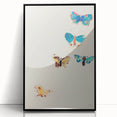 Modern Butterfly Artwork - Abstract Colorful Contemporary Wall Art