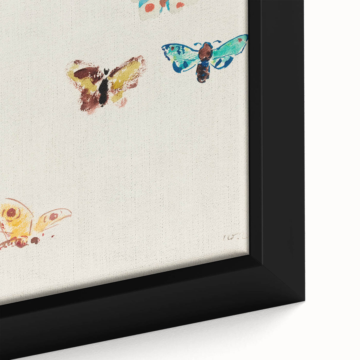 Modern Butterfly Artwork - Abstract Colorful Contemporary Wall Art