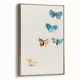 Modern Butterfly Artwork - Abstract Colorful Contemporary Wall Art