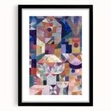 Abstract Burggarten Wall Art - Colorful Modern Art Prints