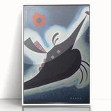 Abstract Modern Black Geometry Art - Wassily Kandinsky Prints
