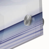 Tranquil Ocean Office Wall Art – Modern Blue Gradient Seascape