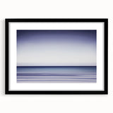 Tranquil Ocean Office Wall Art – Modern Blue Gradient Seascape