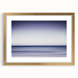 Tranquil Ocean Office Wall Art – Modern Blue Gradient Seascape