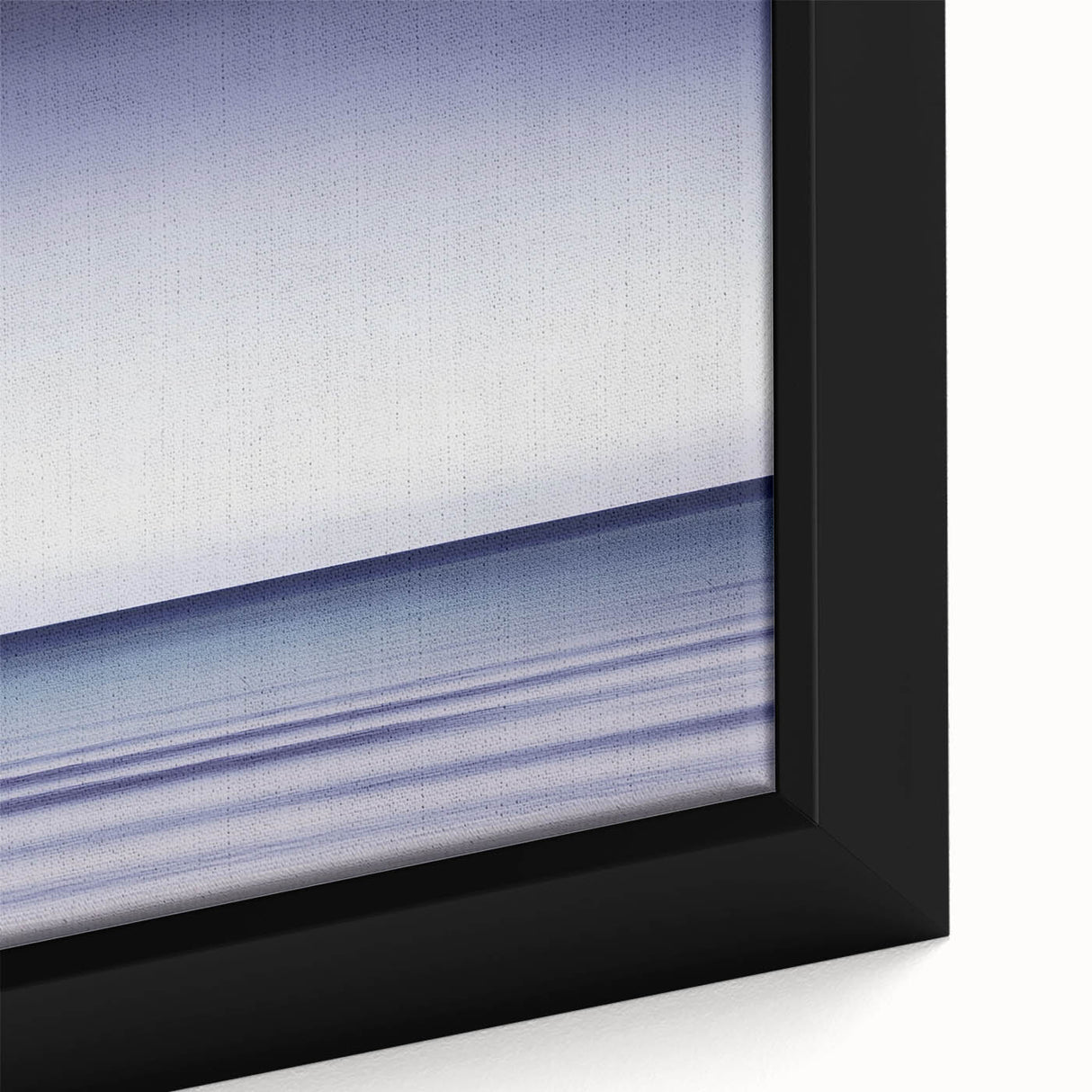 Tranquil Ocean Office Wall Art – Modern Blue Gradient Seascape