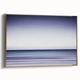 Tranquil Ocean Office Wall Art – Modern Blue Gradient Seascape