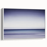 Tranquil Ocean Office Wall Art – Modern Blue Gradient Seascape