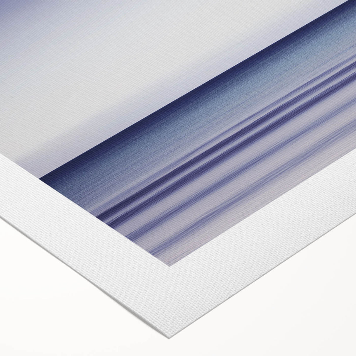 Tranquil Ocean Office Wall Art – Modern Blue Gradient Seascape