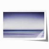 Tranquil Ocean Office Wall Art – Modern Blue Gradient Seascape