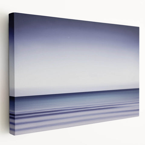Tranquil Ocean Office Wall Art – Modern Blue Gradient Seascape