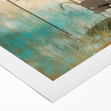 Abstract floral wall art on rolled canvas, showcasing vibrant colors and intricate designs, perfect for enhancing home decor. Packaged securely in a protective tube.