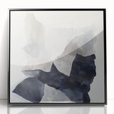 Abstract Art Prints – Neutral Collage in Black, White & Gray
