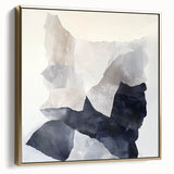Abstract Art Prints – Neutral Collage in Black, White & Gray