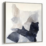 Abstract Art Prints – Neutral Collage in Black, White & Gray