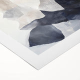 Abstract Art Prints – Neutral Collage in Black, White & Gray