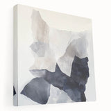 Abstract Art Prints – Neutral Collage in Black, White & Gray