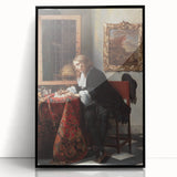 Baroque Art Interior Scene - Classic Wall Art for Historical Décor