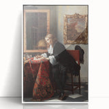 Baroque Art Interior Scene - Classic Wall Art for Historical Décor