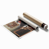 Baroque Art Interior Scene - Classic Wall Art for Historical Décor