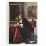Baroque Art Interior Scene - Classic Wall Art for Historical Décor