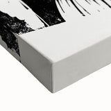 Expressionist Art - Monochrome Portrait in Bold Woodcut Style