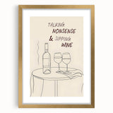 Extra large abstract art print with textured design in gold tones, framed with mat, ideal for living room decor.