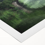 Landscape canvas print showcasing a beautifully detailed bridge design, featuring vibrant colors and intricate patterns, rolled and securely packaged in a protective tube. Ideal for enhancing home decor with artistic flair.