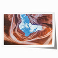 Vibrant rolled landscape print showcasing breathtaking canyons at sunset, featuring rich earth tones and dramatic shadows, perfect for home decor and art enthusiasts.