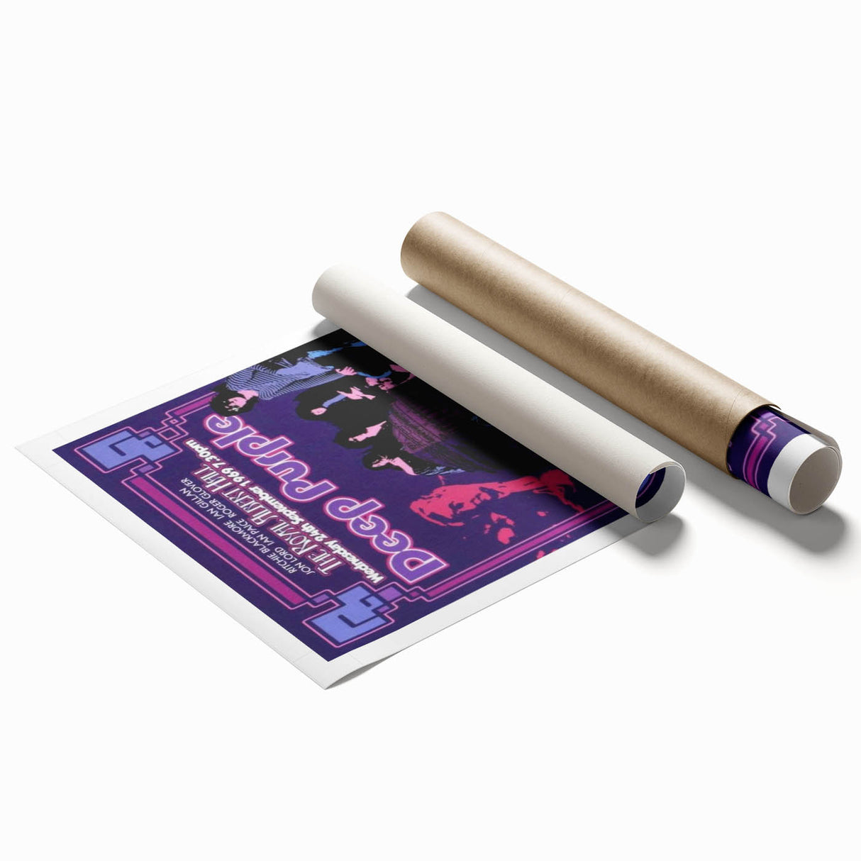 Deep Purple Royal Albert Hall Retro Poster - Vintage Concert Art