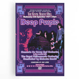 Deep Purple Royal Albert Hall Retro Poster - Vintage Concert Art
