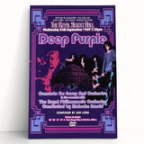 Deep Purple Royal Albert Hall Retro Poster - Vintage Concert Art