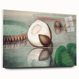 Victoria Regia Water Lily Realism Art Print - Classical Realism Canvas Decor