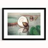 Victoria Regia Water Lily Realism Art Print - Classical Realism Canvas Decor