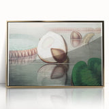 Victoria Regia Water Lily Realism Art Print - Classical Realism Canvas Decor