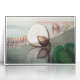 Victoria Regia Water Lily Realism Art Print - Classical Realism Canvas Decor