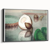 Victoria Regia Water Lily Realism Art Print - Classical Realism Canvas Decor