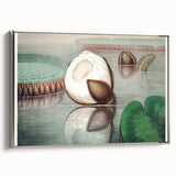 Victoria Regia Water Lily Realism Art Print - Classical Realism Canvas Decor