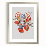 Superhero Puppy Boys Room Wall Art – Fun Kids Wall Art Prints